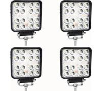 Lumières de travail à LED, haute luminosité, design étanche, faisceau de spots 4 x 48w