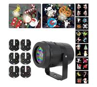 Lumières du projecteur 6 modèles de noël Halloween Barre Lumineuse de Projection intérieure DJ fête 360 ° tête Mobile scène lumière Mariage décoration de la Maison lumière