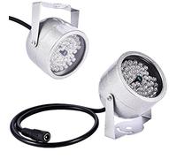 Lumières infrarouges pour caméra extérieure, DC 12 V 1 A, caméra de vidéosurveillance IR de vision nocturne 48 LED de remplacement pour système électronique de police instanta