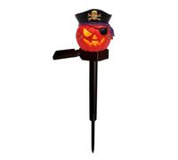 Lumières solaires d'Halloween en forme de citrouille, lumières d'allée, D | Design unique en forme de citrouille, lanterne solaire sur piquet - Étanche - Décoration d'extérieur d'Halloween pour allée