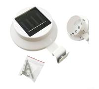 Lumières Solaires Extérieur ABS Imperméable | Auto allumage crépuscule, 6h autonomie, étanche pluie, fil, montage pour facile gouttière