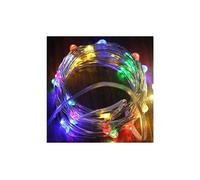 Lumiï¿½res dï¿½coratives de fil cuivre flexible impermï¿½able lumiï¿½re cordes led - multicolore