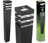 LUMILED Lampe d'allée extérieure Borne d'éclairage Lampadaire extérieur Lampadaire extérieur Éclairage extérieur Lampe de jardin Lampe d'allée 80cm IP44 Douille E27 max 13W