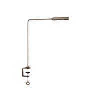 Lumina Flo Clamp Klemmleuchte, bronze métallique