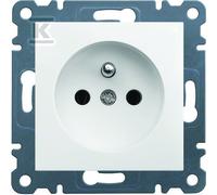 LUMINA Prise 2P+E 230V/16A blanche WL1020