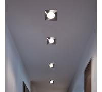 Luminaire à Encastrer Spot Encastrable Plafonnier Lampe 4er Set Chrome Blanc