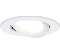 Luminaire à LED encastrable LED intégrée Paulmann Coin Slim 93876 N/A 6 W blanc mat