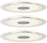 Luminaire à LED encastrable LED intégrée Paulmann Whirl 92543 N/A 18 W aluminium jeu de 3