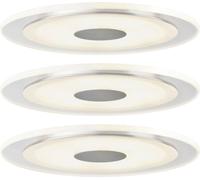 Luminaire à LED encastrable LED intégrée Paulmann Whirl 92543 N/A 18 W aluminium jeu de 3