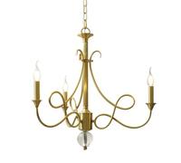 Luminaire Ancien En Laiton, Plafonnier de Style Campagnard, Décoration Intérieure Classique, Lustre Élégant, Luminaire de Salle À Manger Artisanal, Éclairage Vintage, A, 8 Têtes/Un/3 Têtes
