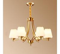 Luminaire Artisanal Élégant Pour Salon, Salle À Manger, Lustre, Lampe de Style Campagnard, Plafonnier En Laiton, Éclairage Rétro, Suspension Classique À 3 Têtes/6 Têtes