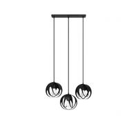 Sollux Lighting Tulos lampe suspendue 3x60 W noir SL.1089