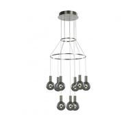 Luminaire_center Suspension LED design métal - Noir