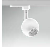 Luminaire CENTURY pour rails triphasés REGIA SHOP MINI SPHERE LED blanche 10 W 4000 K CRI90 UGR16