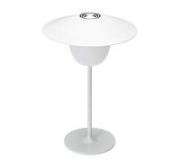 Blomus Luminaire d'extérieur LED Ani Lamp – batterie Ø22×33 cm, 2 niveaux par toucher – blanc