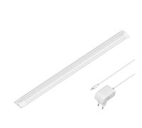 Luminaire d'agencement LED SIRIS blanc mat avec bloc d'alimentation plat 50cm [EEK: F]