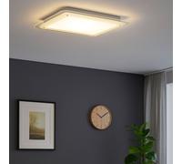 Luminaire de Salon Plafonnier Suspension Chambre Backlight Verre Transparent LED