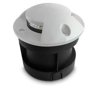 Luminaire d'encastrement CENTURY LED PAVI 120 mm, 2 lampes, 5 W, 24 V CA/CC, 4000 K, 160 lm, 100 jours, 130 x 130 mm, 500 kg, IP67, IK06, CEN PAVIC2L-0513040