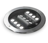 Luminaire d'extérieur encastrable à LED Ideal Lux TAURUS 20 W 277035 20 W 1950 lm 3000 K IP67 25,5 cm en acier