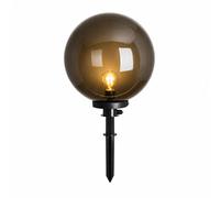 Luminaire d'extérieur, lampadaire de jardin, E27, piquet, noir, plastique, H 44 cm