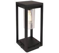 Luminaire d'extérieur, lampadaire, lampe de jardin, LED, IP44, noir, aluminium, H 35 cm