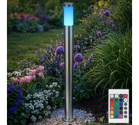 Luminaire D'extérieur Lampe Sur Pied RGB LED Dimmable Jardin Prise Colonne
