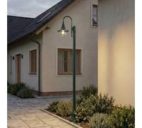 Luminaire d'extérieur Lindby Daphne, 220 cm, verte, métal, E27 Daphne Lindby, dimmable, vert, Aluminium, Antique