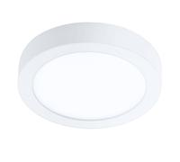 Luminaire en saillie connecté FUEVA-Z IP44 LED 16,5W en acier blanc D210mm
