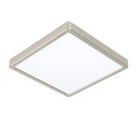 Luminaire en saillie connecté FUEVA-Z IP44 LED 19,5W en aluminium nickel mat 285x285x28mm