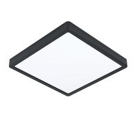Luminaire en saillie extérieur ARGOLIS 2 IP44 LED 20,5W en acier noir 285x285x30mm