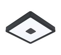 Luminaire en saillie extérieur IPHIAS 2 IP44 LED 17W en acier noir 210x210x30mm