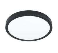 Luminaire en saillie FUEVA 5 IP44 LED 20,5W en acier noir D285mm