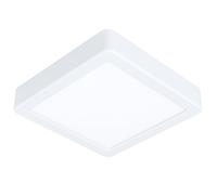 Luminaire en saillie FUEVA 5 LED 11W en acier blanc 160x160x28mm