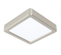 Luminaire en saillie FUEVA 5 LED 11W en acier nickel mat 160x160x28mm