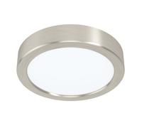 Luminaire en saillie FUEVA 5 LED 11W en acier nickel mat D160mm