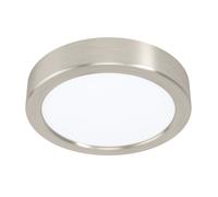 Luminaire en saillie FUEVA 5 LED 11W en acier nickel mat D160mm