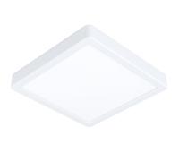 Luminaire en saillie FUEVA 5 LED 17W en acier blanc 210x210x28mm