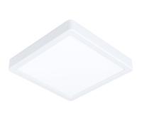 Luminaire en saillie FUEVA 5 LED 17W en acier blanc 210x210x28mm