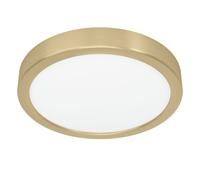 Luminaire en saillie FUEVA 5 LED 17W en acier laiton brossé D210mm