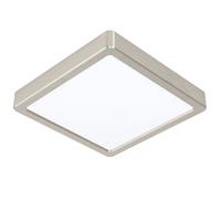 Luminaire en saillie FUEVA 5 LED 17W en acier nickel mat 210x210x28mm