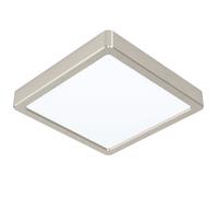 Luminaire en saillie FUEVA 5 LED 17W en acier nickel mat 210x210x28mm