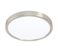 Luminaire en saillie FUEVA 5 LED 20,5W en acier nickel mat D285mm