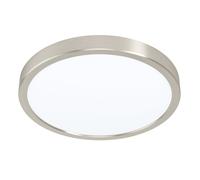 Luminaire en saillie FUEVA 5 LED 20,5W en acier nickel mat D285mm
