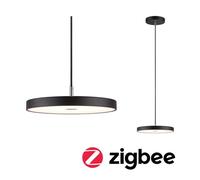 Luminaire En Suspension Led Smart Home Zigbee 3.0 Hildor 2700k 1000lm 17w Noir Mat Gradable