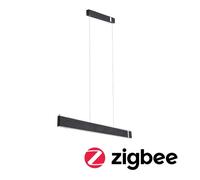 Luminaire En Suspension Led Smart Home Zigbee 3.0 Jagun Tunable White 1800lm / 0lm 21w Anthracite Gradable