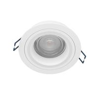 Luminaire encastrable connecté CAROSSO-Z LED 4,7W en aluminium blanc D93mm