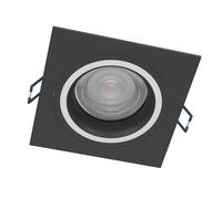 Eglo connect.z Spot LED encastrable Carosso-Z, lampe encastrée ZigBee, contrôlable par appli et commande vocale Alexa, blanc chaud - froid, RVB, dimmable, aluminium noir mat, 9,3 cm