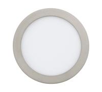 Luminaire encastrable connecté FUEVA-C LED 15,6W en fonte métallique nickel mat D225mm