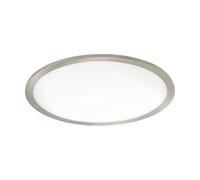 Luminaire encastrable FLEX LED 22W en aluminium nickel mat D225mm