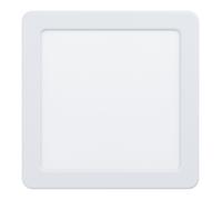 Luminaire encastrable FUEVA 5 LED 11W en acier blanc 166x166mm